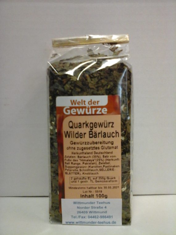 Quarkgewürz Wilder Bärlauch