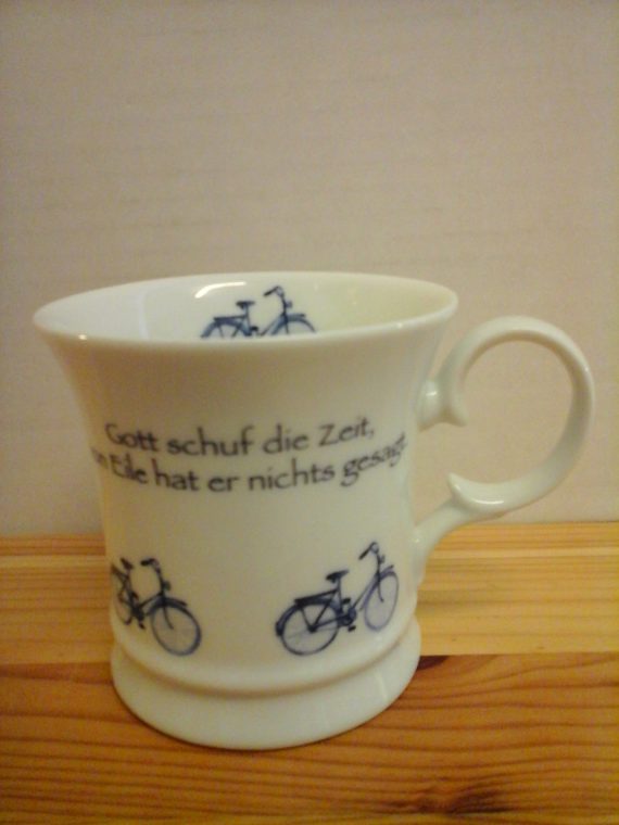 Friesenpöttchen Fahrrad mit Spruch