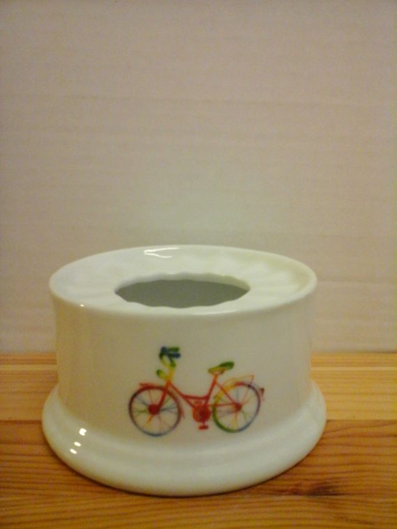 Becherstövchen Regenbogen Fahrrad