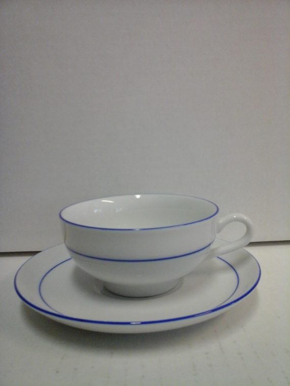 Teetasse Doppel Blauband