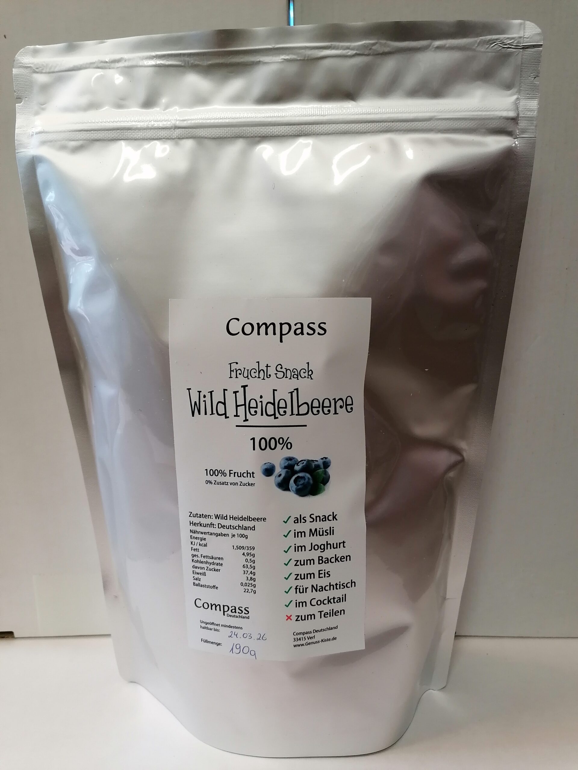 Nachfüllpack Heidelbeere