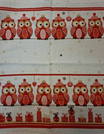 Frottee Handtuch Weihnachtseulen