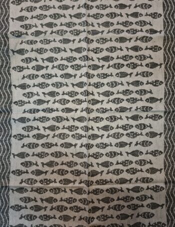 Geschirrhandtuch Little Fish Anthrazit