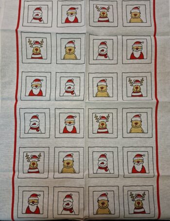 Geschirrhandtuch Weihnachtsmänner