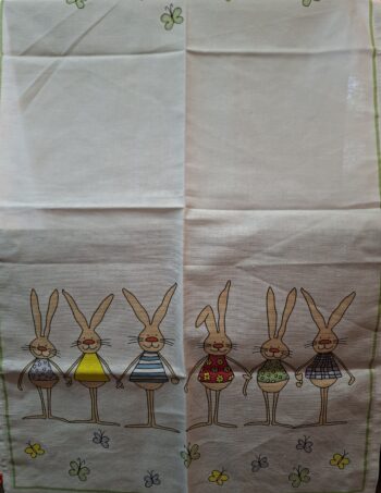 Geschirrhandtuch Hasenparty