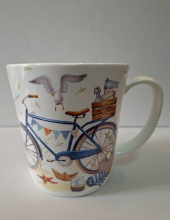 Becher Fahrrad am Meer 500ml